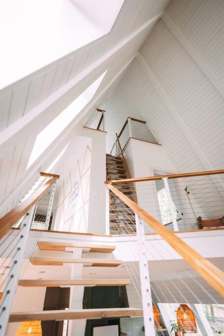 Dunlap Hollow A-Frame Rockbridge Extérieur photo