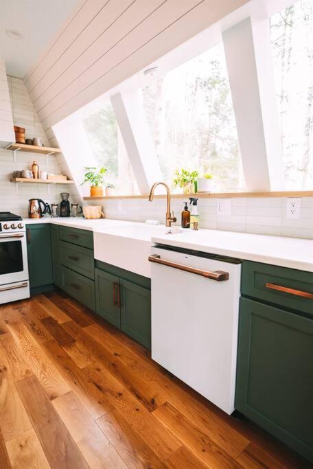Dunlap Hollow A-Frame Rockbridge Extérieur photo