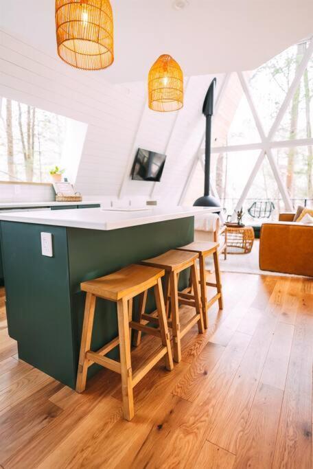Dunlap Hollow A-Frame Rockbridge Extérieur photo