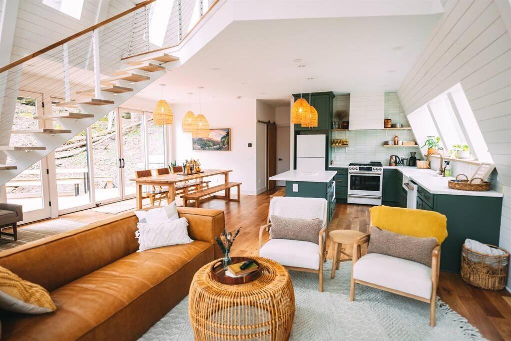 Dunlap Hollow A-Frame Rockbridge Extérieur photo