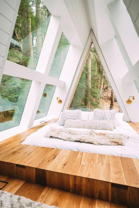 Dunlap Hollow A-Frame Rockbridge Extérieur photo