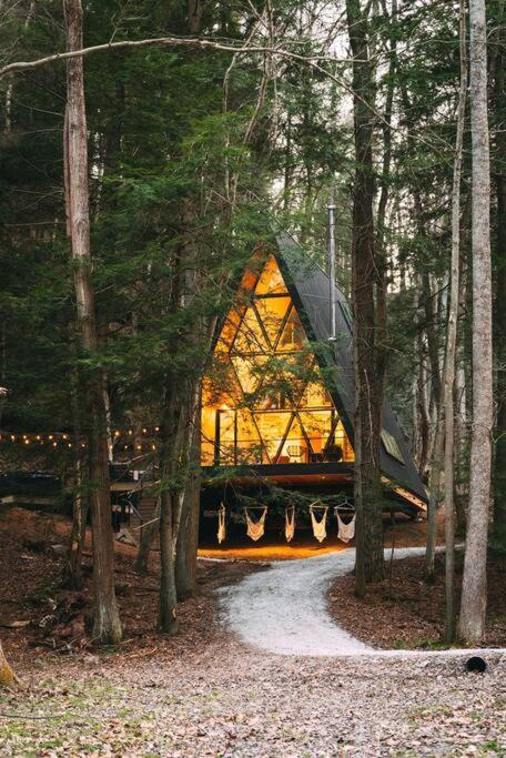 Dunlap Hollow A-Frame Rockbridge Extérieur photo