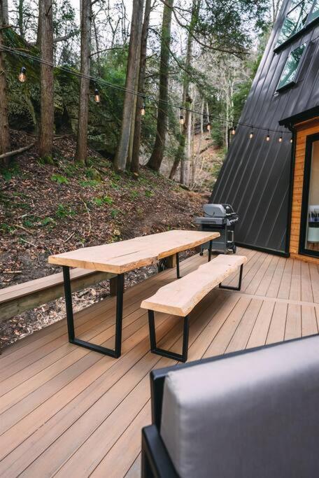 Dunlap Hollow A-Frame Rockbridge Extérieur photo